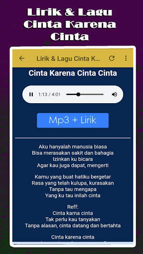Judika Cinta Karena Cinta screenshot 3