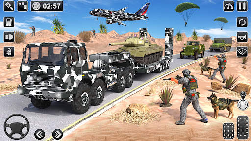US Truck Driving Army Games screenshot 1
