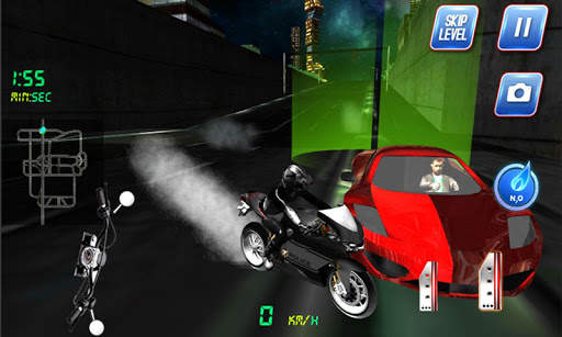 3D Police Motorcycle Race 2016 screenshot 2