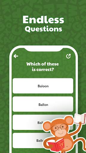 English Word Spelling Quiz App screenshot 2