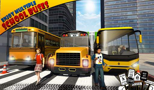 Schoolbus Driver 3D SIM screenshot 9