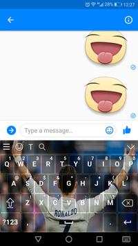 Keyboard for Cristiano Ronaldo 2018 screenshot 4
