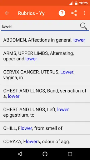 Homoeopathic Pocket Repertory screenshot 4