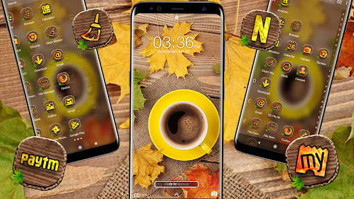 Autumn Coffee Theme Launcher screenshot 4