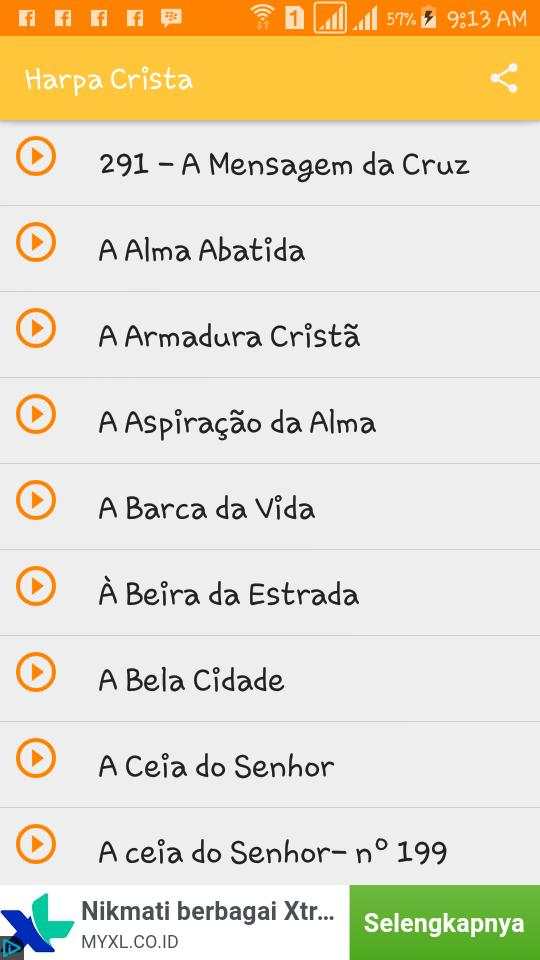 Hino Harpa Crista Musica скриншот 2