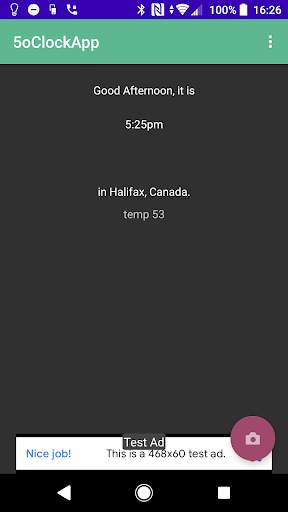5 O'Clock App скриншот 1