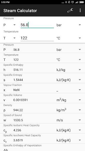 Steam Calculator screenshot 1