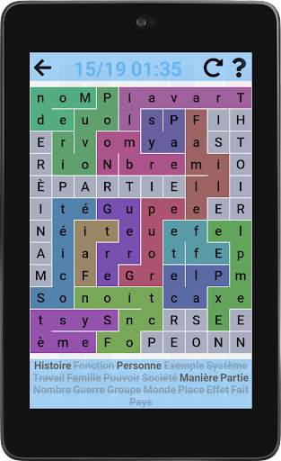 Mots Mêlés - Mots Cachés screenshot 9