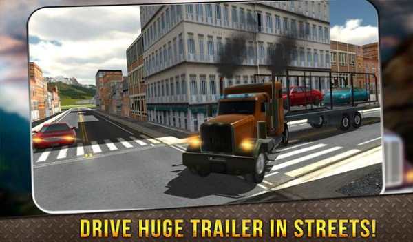 Truck Driver Car Transporter 3D: Big Truck Parking screenshot 13