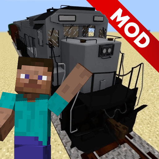 Train mod for Minecraft PE icon