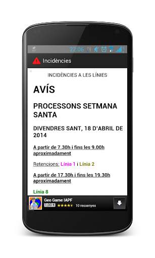 Mataró bus screenshot 7