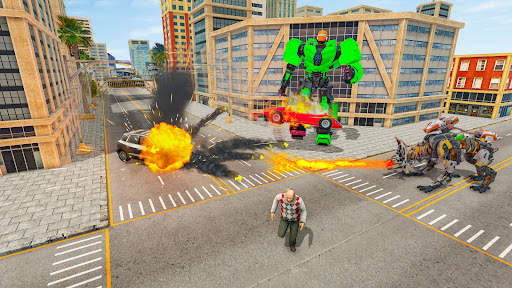 Dino Robot Transform Car Games screenshot 3