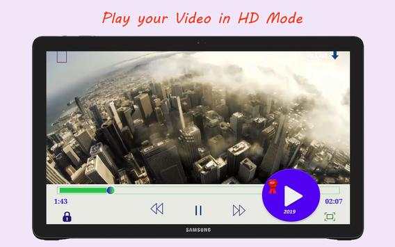 HD Video player screenshot 1