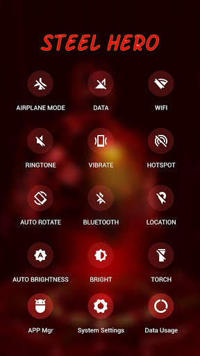 Steel Hero APUS Launcher theme screenshot 3