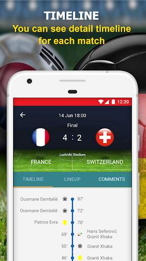 World Cup Russia 2018: Live Scores, goalalert screenshot 3