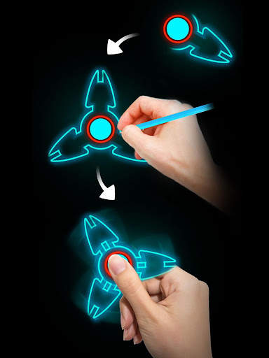 Draw Finger Spinner screenshot 8
