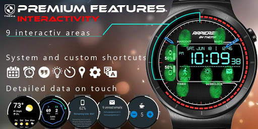 Rapier Watch Face & Clock Widget screenshot 5
