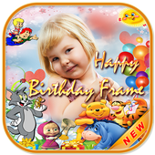 Buon compleanno cornice icon