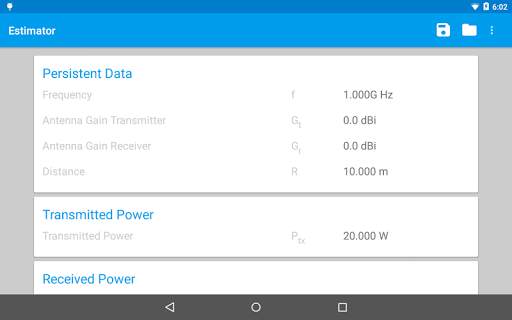 Field Strength & Power Estimator screenshot 4