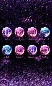 Violet V Launcher Theme screenshot 4