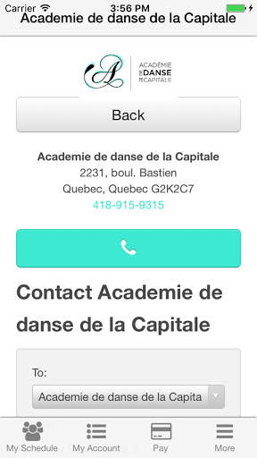 Academie de danse de la Capitale screenshot 3