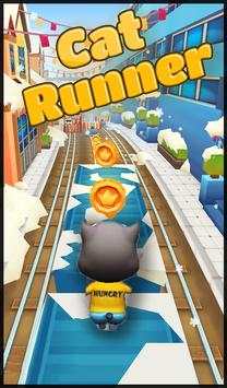 Subway Cat : dash & Run  Endless Simulator Game скриншот 1