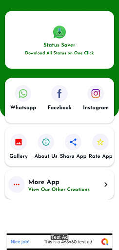 Status Saver - for Whatsapp Facebook and instagram screenshot 1