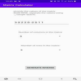 Matrix Calculator screenshot 2