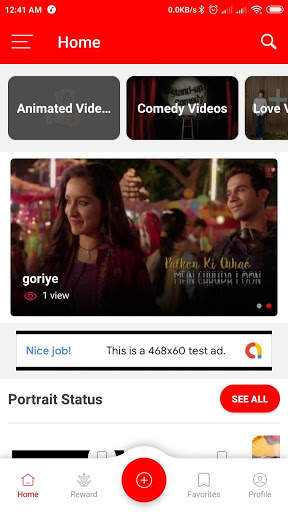 Flaky Video- Share Video Status & Earn Money screenshot 3