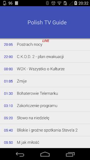 Polish TV Guide screenshot 1