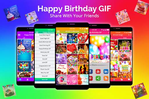 Happy Birthday GIF 6 تصوير الشاشة