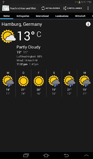 Nachrichten und Wetter screenshot 4