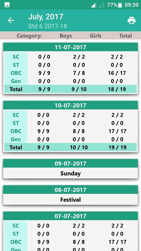 Hajripatrak - Attendance Tracker screenshot 5