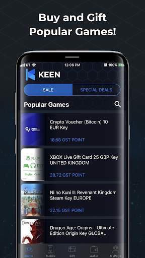 KEEN WALLET - Market for Game, Mobile & Gift Cards screenshot 2