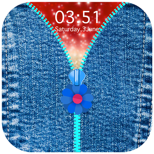 Jeans Zipper Lock Screen आइकन
