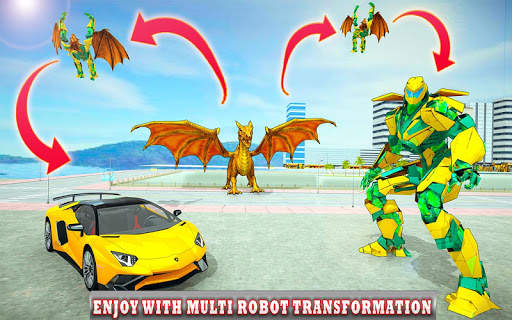 Flying Fire Dragon Robot Transform - Flying Dragon screenshot 4