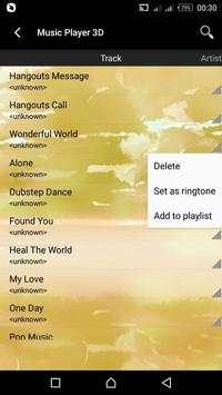 Music Player 3D screenshot 2