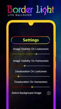 Border Light Wallpaper - Edge Border Light 2020 screenshot 4