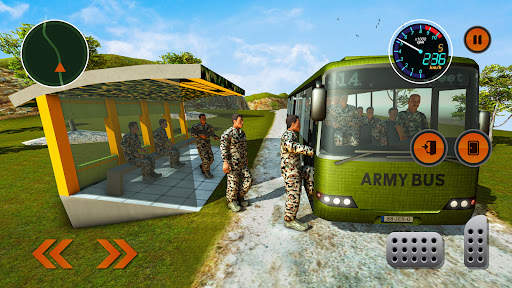 Army Bus Driving Simulator screenshot 3
