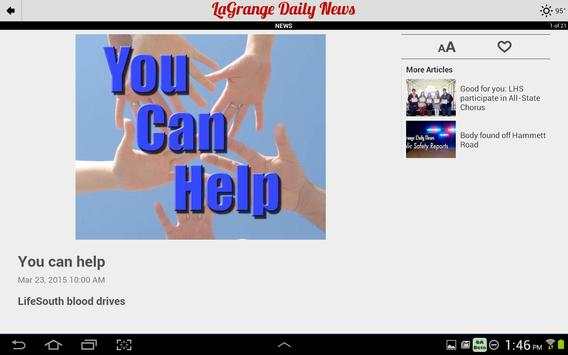 Lagrange Daily News screenshot 7