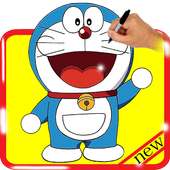 how to draw doraemon icon