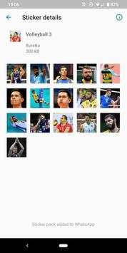 Volleyball stickers for WhatsApp screenshot 4