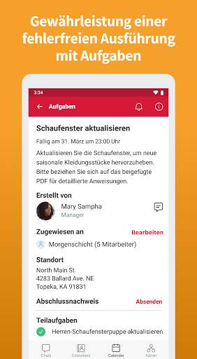 Crew Nachrichten und Planung screenshot 4