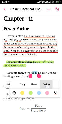 Basic Electrical Engineering 8 تصوير الشاشة