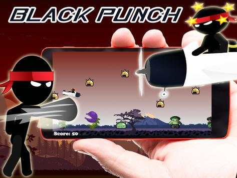 Black ninja punch adventure screenshot 2