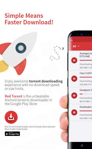 Torrent Downloader - No Limits Torrent Downloader screenshot 1