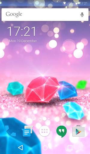Diamonds Animated Keyboard   Live Wallpaper स्क्रीनशॉट 6
