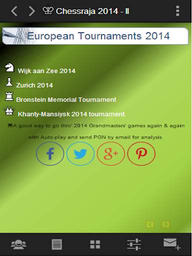 Chess Games European championship tournaments Free screenshot 1