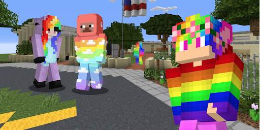 Rainbow Skins for Minecraft screenshot 1