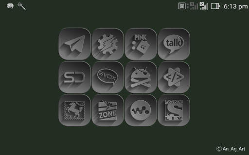 Tha_Black - icon pack screenshot 3